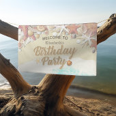 Welkom zomerbakkervis Birthday party decor Spandoek