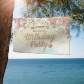 Welkom zomerbakkervis Birthday party decor Spandoek