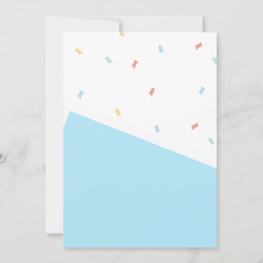 Welkom zomerdag kaart (Achterkant)