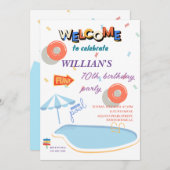 Welkom zomerdag kaart (Voorkant / Achterkant)