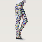 Welkom zomerkleurrijke levendige doodle art patroo leggings (Rechts)