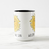 Welkom Zon 15 oz koffiemok Mok (Midden)