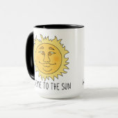 Welkom Zon 15 oz koffiemok Mok (Voorkant links)