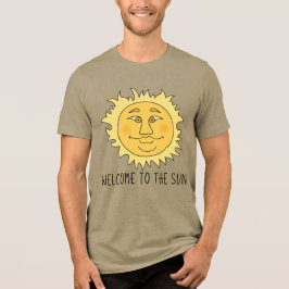 Welkom Zon Heren Tri-Blend T- Shirt