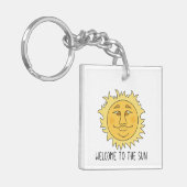 Welkom Zon Sleutelhanger (Voorkant Links)
