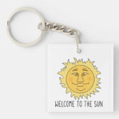 Welkom Zon Sleutelhanger (Voorkant)