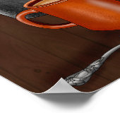 Welkom, zonnebloemen, Donuts en koffie Poster (Hoek)