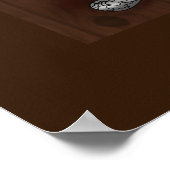 Welkom, zonnebloemen, Donuts en koffie Poster (Hoek)