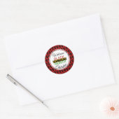 WELKOM ZWARTE GESCHIEDENIS MAAND Viering Favor Ronde Sticker (Envelop)