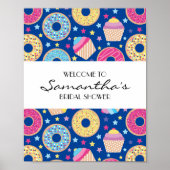 Welkombord Cupcakes & Donuts Poster (Voorkant)