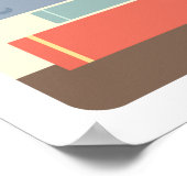 Welkombord voor babyfeestje met bibliotheekboekthe poster (Hoek)