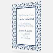 Welkombordje voor baby jongen acryl bord (Hoek)