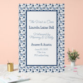 Welkombordje voor baby jongen acryl bord (Huwelijk)