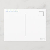 Welkome back-penselen Primaire kleuren Aangepast Briefkaart (Achterkant)