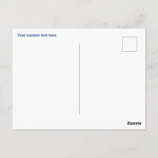 Welkome back-penselen Primaire kleuren Aangepast Briefkaart (Achterkant)