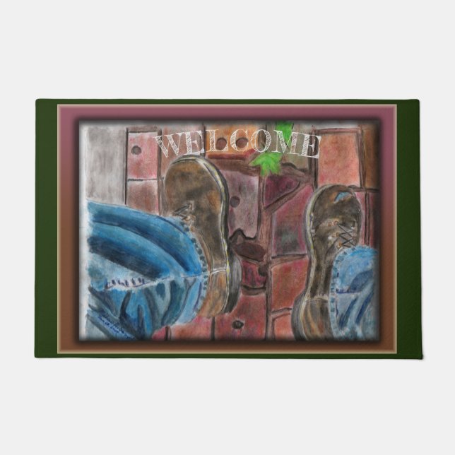 Welkome Boeken bij Gemakkelijk Deurmat (Voorkant)