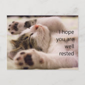 Welkome Briefkaarten voor het slapende Keukenkind (Voorkant)