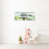 Welkome herünie over familiestructuur Kies kleur Spandoek (Insitu)