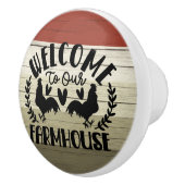 welkome keuken voor boerenkuin keramische knop (Rechts)