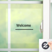 welkome kleefstoffen stickers bewaren venstervergr (Huis)