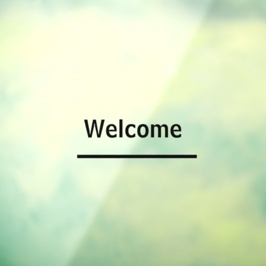 welkome kleefstoffen stickers bewaren venstervergr (Vel 3)