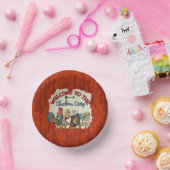 welkome koningsfeest voor kippen papieren kommen (Feest)