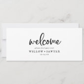 Welkome koptekst voor bijvoeglijk naamplaatje voor (Voorkant)