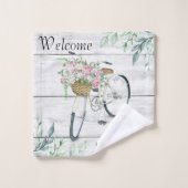 Welkome lentemfiets voor de set handdoeken (Wasdoekje)