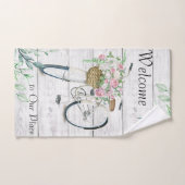 Welkome lentemfiets voor de set handdoeken (Handdoek)