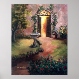 Welkome lichte Poster afdrukken