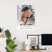 welkome moderne , stijlvolle foto van het script b poster (Thuiskantoor)