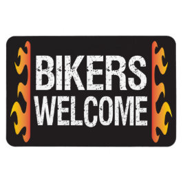 Welkome motorfiets van fietsers Gebeurtenis of Zak Magneet