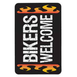 Welkome motorfiets van fietsers Gebeurtenis of Zak Magneet