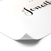 Welkome onplugging Ceremony Autumn Wedding Poster (Hoek)