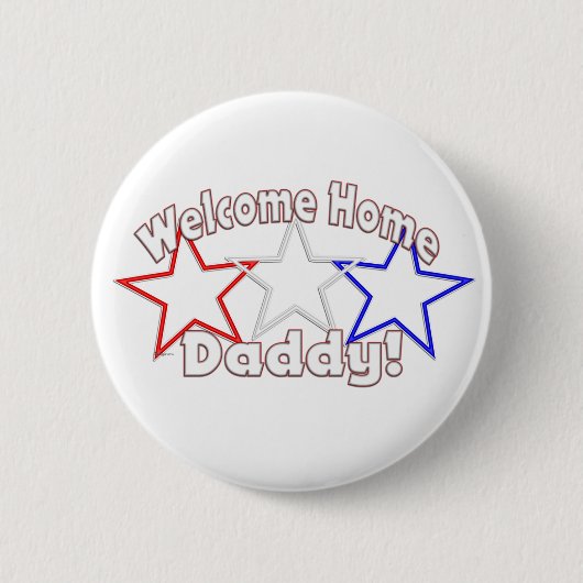 welkome thuisvaders sterren ronde button 5,7 cm (Voorkant)