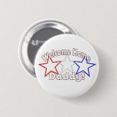 welkome thuisvaders sterren ronde button 5,7 cm (Voorkant /achterkant)