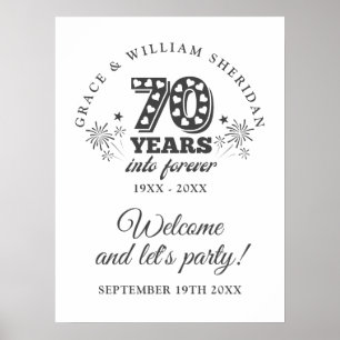 Welkomspaneel 70-jarig jubileum 'In eeuwigheid' Poster