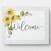 Welkomstaanbiedingen voor zonnebloemen fotoplaat (Voorkant)