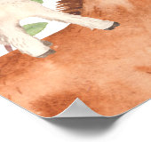 WelkomstBaby shower landbouwhuisdieren Poster (Hoek)