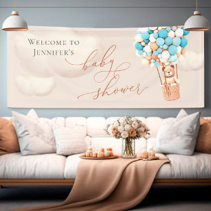 Welkomstbanner Beer Baby shower Spandoek