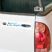 Welkomstbanner Bumpersticker (Op Truck)