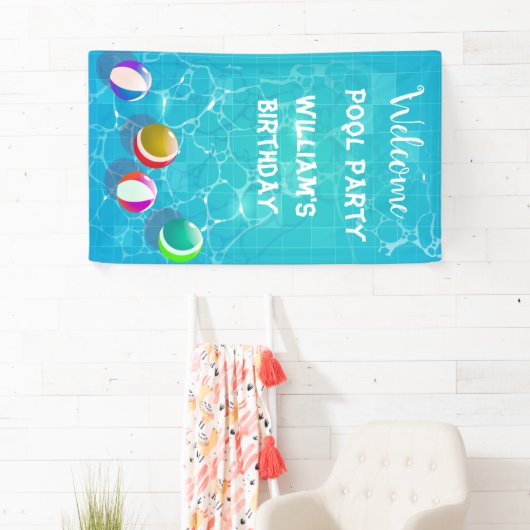 Welkomstbanner van de Partij van de Vrijdag Spandoek (Insitu)