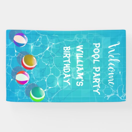 Welkomstbanner van de Partij van de Vrijdag Spandoek (Horizontaal)