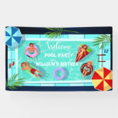 Welkomstbanner van de Partij van de Vrijdag Spandoek (Horizontaal)