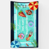 Welkomstbanner van de Partij van de Vrijdag Spandoek (Verticaal)