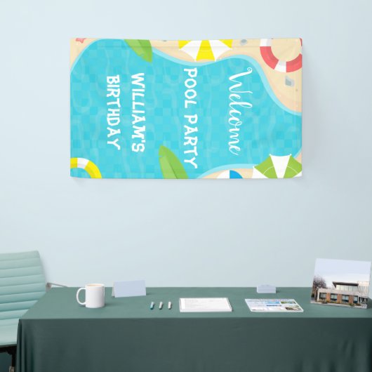 Welkomstbanner van de Partij van de Vrijdag Spandoek (Beurs)