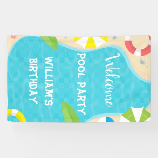 Welkomstbanner van de Partij van de Vrijdag Spandoek (Horizontaal)