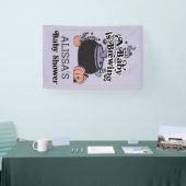 Welkomstbanner voor Baby van halloween Brewing Bab Spandoek (Beurs)