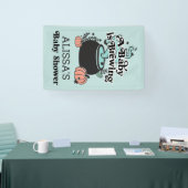 Welkomstbanner voor Baby van halloween Brewing Bab Spandoek (Beurs)