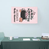 Welkomstbanner voor Baby van halloween Brewing Bab Spandoek (Beurs)